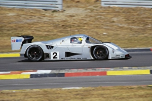 Racing driver Michael Schumacher, Sauber Mercedes team, in the silver-coloured Mercedes C11, Group C Sports Car World Championship, 1990, Germany, Europe