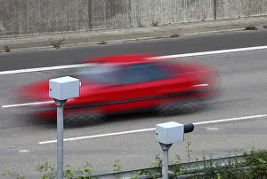 Radar controlled speed monitoring with speed cameras