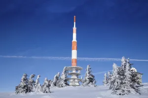 Radio tower transmission mast, Harz