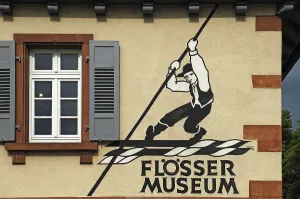 Raft painting at the Raft Museum, Gengenbach