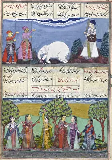 Ragamala Paintings are a series of illustrative paintings from medieval India based on Ragamala or the Garland of