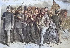 A raid in the Tiergarten of Berlin