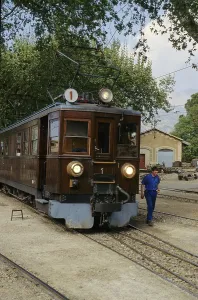 Railroad at Soller, Mallorca, Spain