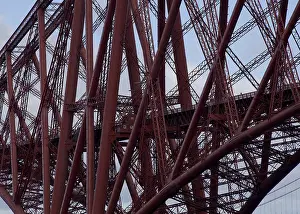 Railway bridge (cantilever bridge based on the Tanner girder principle)