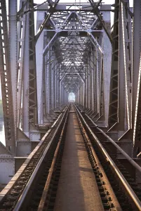 Railway bridge on diva vasai route