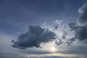 Rain clouds (Nimbostratus), Bavaria, Germany