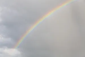 Rainbow in the sky