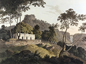 Raje Gaut, up the main road to Rotas Ghur, Bahar, India, ca 1880, digitally enhanced reproduction of a 19th century original, Asia