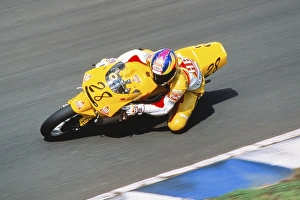 Ralf Waldmann (DEU), Motorcycle World Championship, yellow Honda NSR 250, GP of Austria, Salzburgring, 22.05.1994
