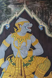 Ramakian mural, Phra Rabiang, gallery