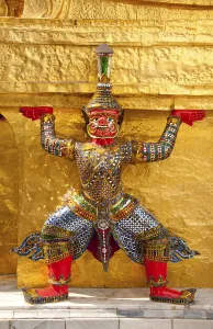 The Ramakien is the Thai version of the Indian epic