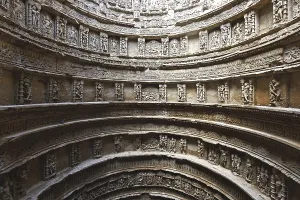Rani ki vav, step well, stone carving