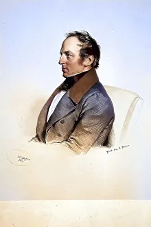 Raphael Hussian (1802-1869) sought-after doctor and obstetrician in Vienna around 1840
