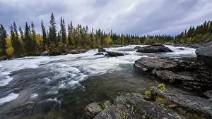 Rapids of Gamajahka, rivers, Kvikkjokk