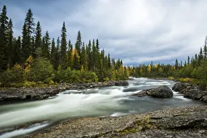 Rapids of Gamajahka, rivers, Kvikkjokk