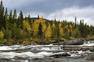 Rapids of Gamajahka, rivers, Kvikkjokk