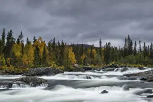 Rapids of Gamajahka, rivers, Kvikkjokk