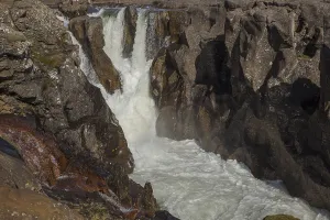 Rapids of the river Fossa i Pjorsardal