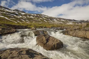 Rapids of the river Fossa i Pjorsardal