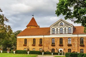 Raudondvaris Manor Castle. Gothic-Renaissance Gentry Residence