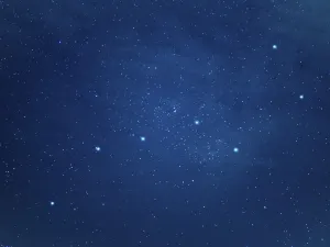 Really north sky with Big Dipper Constellation