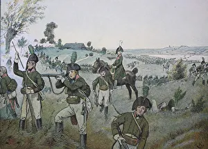 The rear of the corps of Bluecher