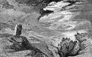 The rebellion of Korah against Moses