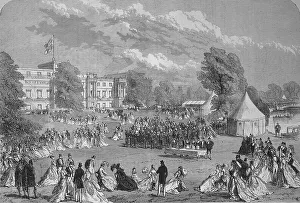 A Reception in the Gardens of Buckingham Palace in 1869