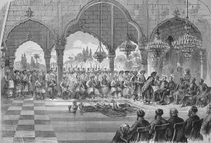 Reception of the Governor General of India by the Rajah of Lucknow