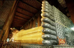 Reclining Buddha, reclining, temple