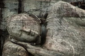 Reclining Buddha statue, Gal Vihara