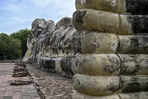 Category Buddhism Prints: Reclining Buddha in Wat Lokayasutharam