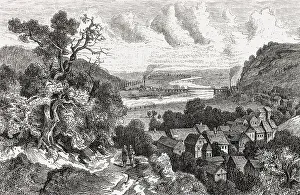 Reconstructed cityscape of Porta Westfalica