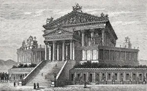 The reconstructed Temple of Jupiter Optimus Maximus