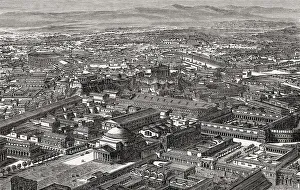 Reconstruction of the cityscape of ancient Rome