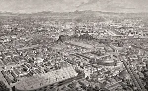 Reconstruction of the cityscape of Rome