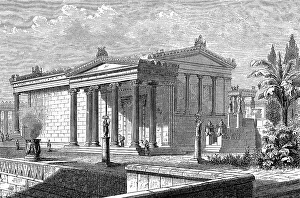 Reconstruction of the Erechtheion or Erechtheum