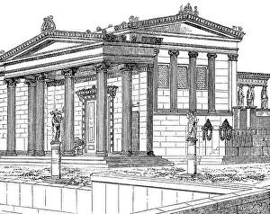Reconstruction of the Erechtheion or Erechtheum