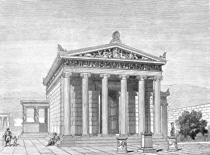 Reconstruction of the Erechtheion or Erechtheum