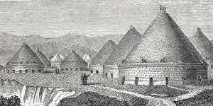 Reconstruction of an Etruscan necropolis
