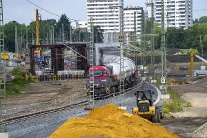 Reconstruction, extension of the Emmerich-Oberhausen railway line