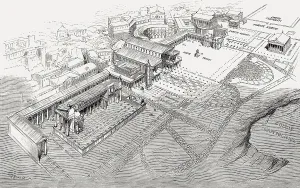 Reconstruction of the Imperial Fora in ancient Rome