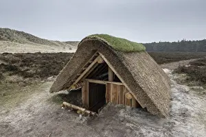 Reconstruction of an Iron Age house in the dunes of Amrum