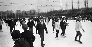 Recreational fun on the ice rink