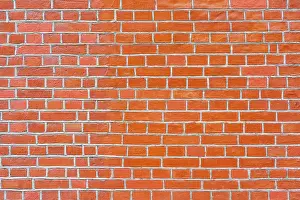 Red brick wall. Loft interior design