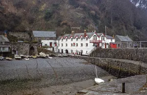 Red Lion Hotel, Clovelly, North Devon, England, United Kingdom 1950s