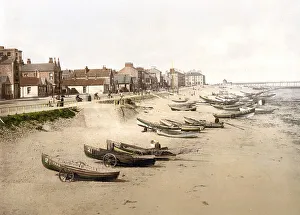 Redcar, die Esplanade, Yorkshire