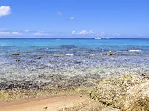 Reef to the shore of Bayahibe beach
