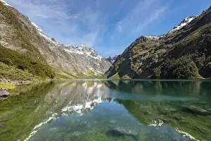 Reflection in Lake Marian, Fiordland National Park