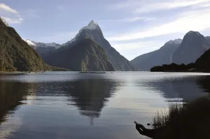 Reflection of Mitre Peak, Milford Sound